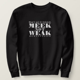 Suéter MEEK no WEAK (negro)