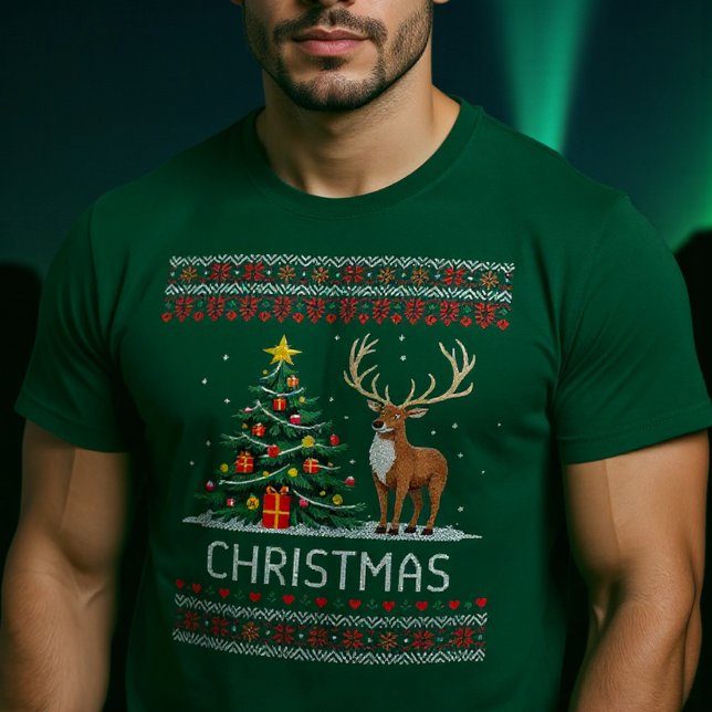 Suéter moderno feo de Navidad (Subido por el creador)