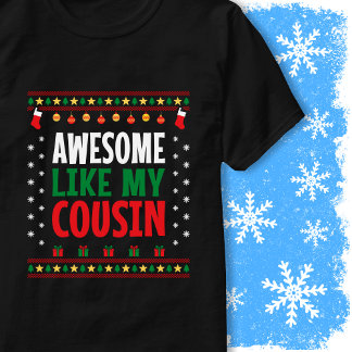 Suéter Navideño Genial Como Mi Primo Estilo