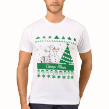 Suéter pegajoso de pis del muñeco de nieve del