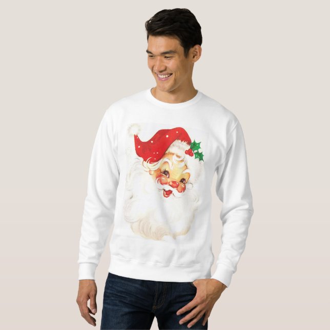 Suéter retro del puente de Navidad del navidad de (Anverso completo)