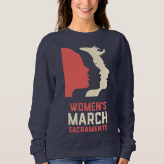 Suéter unisex de marzo Crewneck de las mujeres