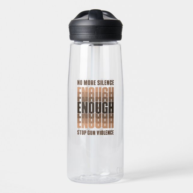 Suficiente | Botella de agua de 25oz (Delante)