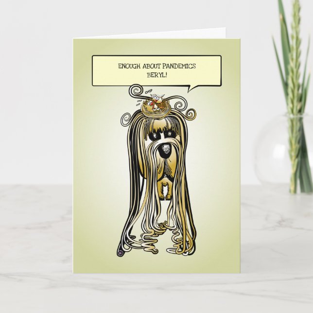 Suficiente sobre las pandemias tarjeta graciosa pe (Anverso)