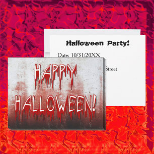 Sufriendo Feliz Invitación a la Sangre de Hallowee