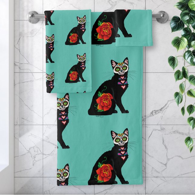 Sugar Skull Black Cat (Subido por el creador)