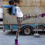 Sugar Skull Dance Leggings - Guay<br><div class="desc">Una pared de cráneos de azúcar bailando en las piernas. ¡Eres el fiesta cuando apareces en estos! Divertido, emocionante, interesante y nos atrevemos a decir, encantador? ¡Tanto si trabaja fuera como si sale, no le falta energía! Y puedes cambiar el color de fondo a lo que tu corazón desee. ¡Diviértete!...</div>