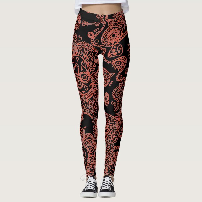 Sugar Skull Leggings (Anverso)