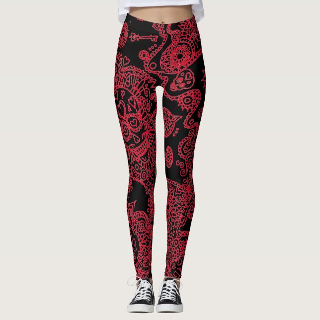 Sugar Skull Leggings (Anverso)