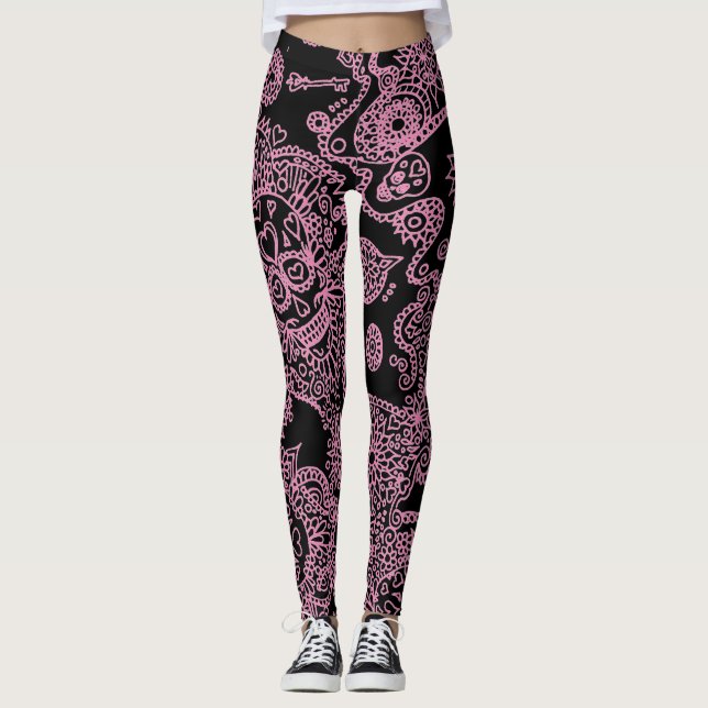 Sugar Skull Leggings (Anverso)