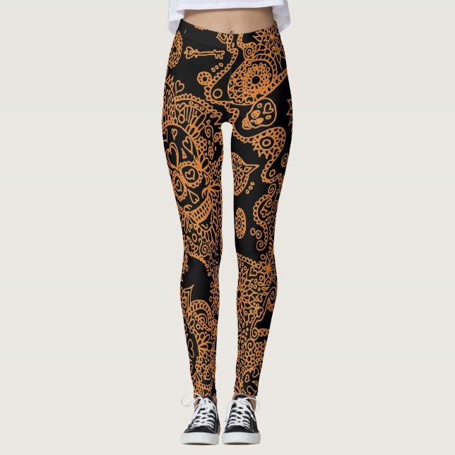 Sugar Skull Leggings (Anverso)