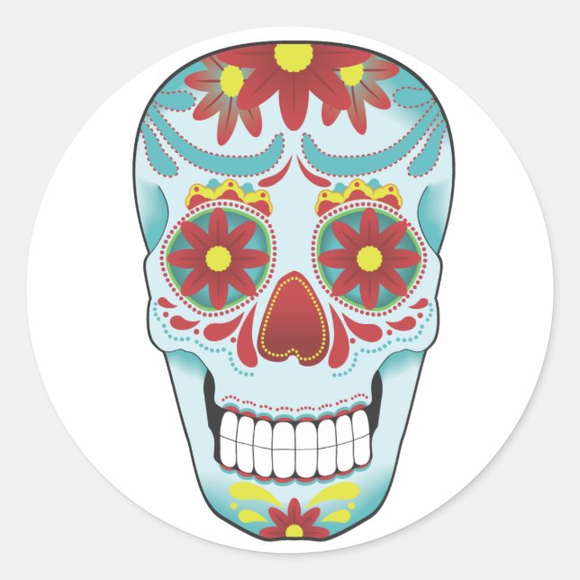 Sugar Skull pegatina (Anverso)