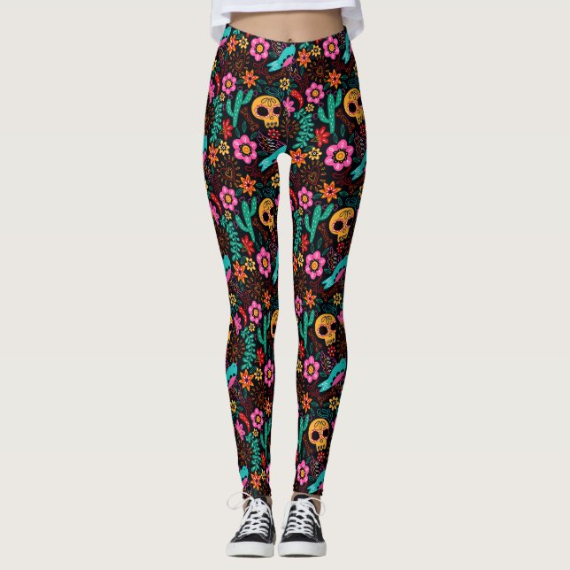 Sugar Skulls Leggings (Anverso)
