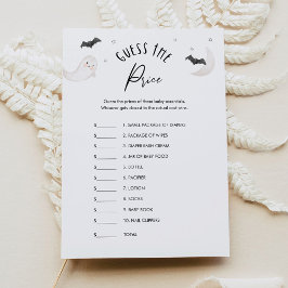 SUGARBOO Adivina la tarjeta de juego de Baby Showe