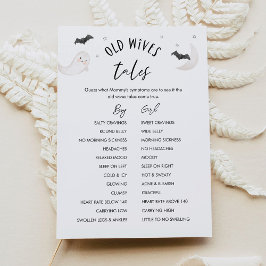 SUGARBOO Viejas Viejas Cuentan Tarjeta de Juego Ba