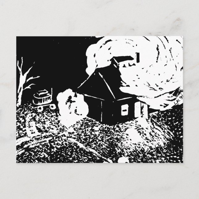 Sugarhouse en la postal nocturna (Anverso)