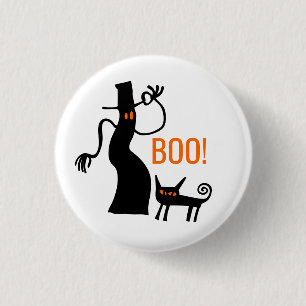 Sugerencia del botón fantasma de Halloween Gorra