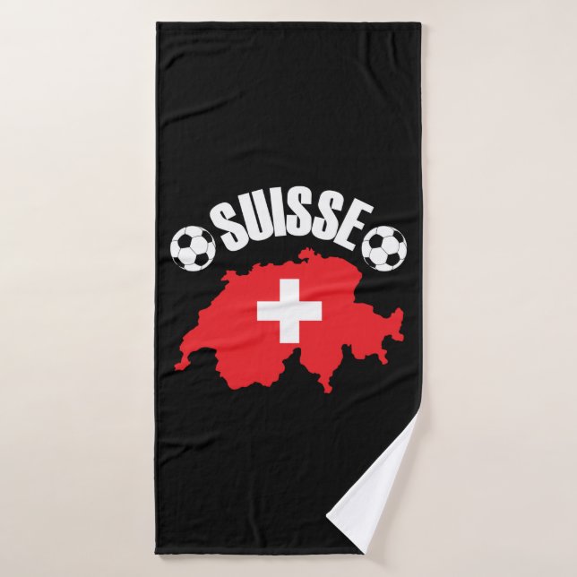 Suisse Suiza Soccer (Toalla de baño)
