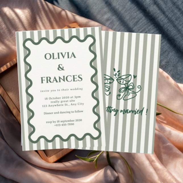 Suite Boda caprichosa, Invitación ondulada (Subido por el creador)