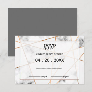 Suite de Boda de mármol Elegante e intemporal RSVP