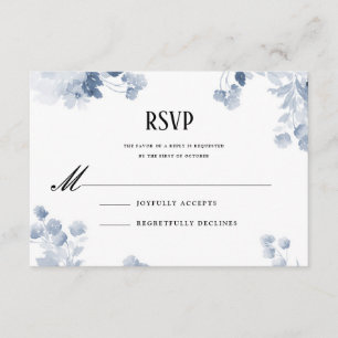 Suite de invitación a casar color azul