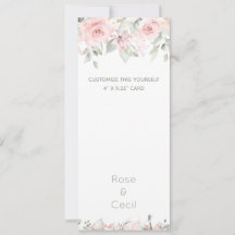 Suite de Invitación de Boda Blushing Roses 2