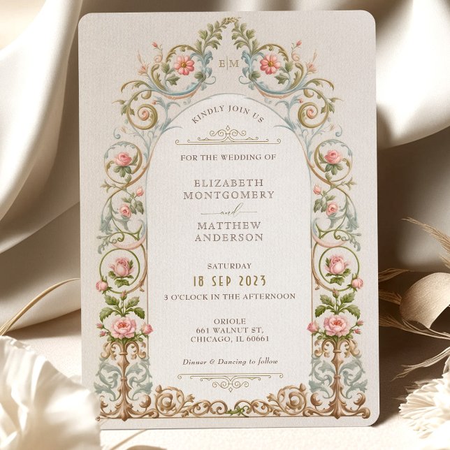 Suite de Invitación de Boda de Elegancia Victorian (Subido por el creador)