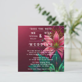 Suite de Invitación de Boda Floral de Lujo