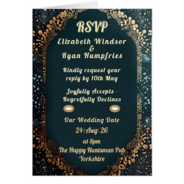 Suite de Invitación de Boda Floral de Lujo