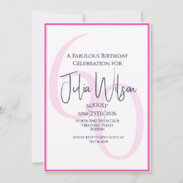 Suite de Invitación de Cumpleaños 50 Moderno Coste