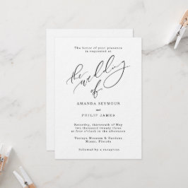 Suite de invitación minimalista