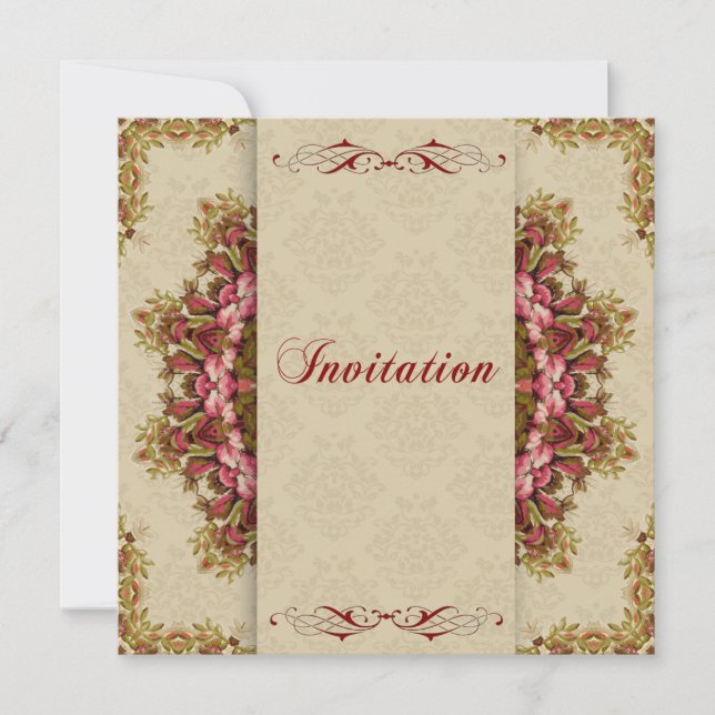 Suite de jardín renacentista italiano - Invitacion (Anverso)