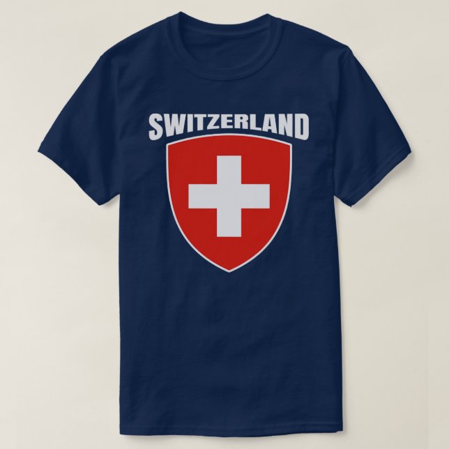 Suiza Bandera de Fútbol Jersey (Diseño del anverso)