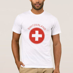 Suiza - camiseta suiza de la bandera