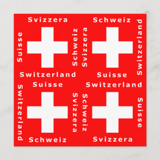Suiza, Suisse, Schweiz, invitación de Svizzera