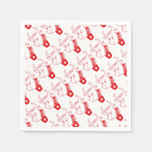 Suiza - Suisse Svizzera - Svizra servilleta (Anverso)