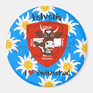 Suiza Suisse Svizzera Svizra Switzerland imán