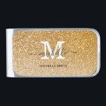 Sujeta Billetes Plateado Bestseller Monograma Dorado Purpurina Sparkle<br><div class="desc">Bestseller Monograma Dorado Purpurina Sparkle</div>