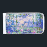 Sujeta Billetes Plateado Claude Monet - Lilies de agua / Nympheas 1919<br><div class="desc">Lilies de agua / Nympheas (W.1852) - Claude Monet,  Petróleo en lienzo,  1916-1919</div>