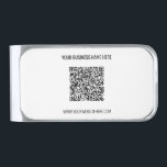 Sujeta Billetes Plateado Su análisis de código QR y el clip de dinero de te<br><div class="desc">Colores y tipos de letra personalizados - Clips monetarios con su código QR y Personalizado Texto Profesional Nombre comercial personalizado Sitio web Promocional Empresa Dinero Clip Regalo - Añadir su código QR - Imagen o logotipo / Nombre - Compañía / Sitio web o correo electrónico o teléfono - Información de...</div>