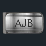 Sujeta Billetes Plomizo Metálico alise el clip personalizado del dinero<br><div class="desc">Agradezca a su padrino de boda/sírvalo mejor para su papel importante en su día de boda dándole un regalo personalizado que él pueda utilizar regularmente. Nuestro clip personalizado del dinero es liso, moderno, y luce increíble para cualquier ocasión--el boda, el padre-día, su cumpleaños… etc. lo personalizan con el nombre/las iniciales/los...</div>