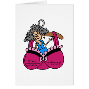 Sujetadores y humor de las arrugas