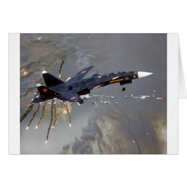 SUKHOI RUSO SU-27 "FLANKER" (Anverso (Horizontal))