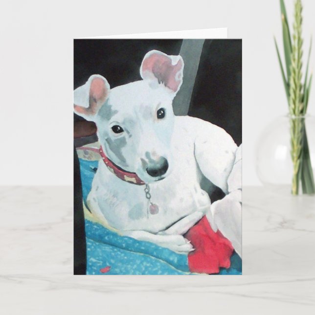 Sully la tarjeta de felicitación de Jack Russell (Anverso)