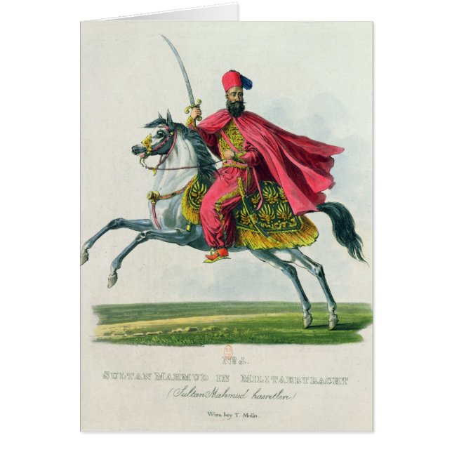 Sultán Mahmud II 1829 (Frente)