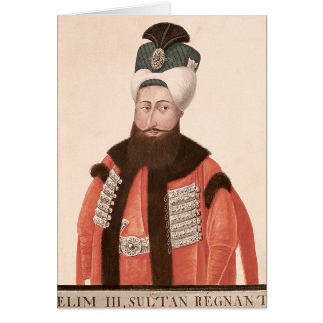 Sultán Selim III siglo XVIII-XIX (Frente)