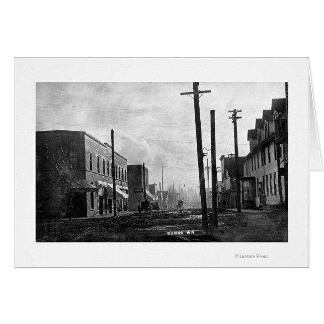 Sumas, WashingtonA Street Scene Sumas, WA (Anverso (Horizontal))