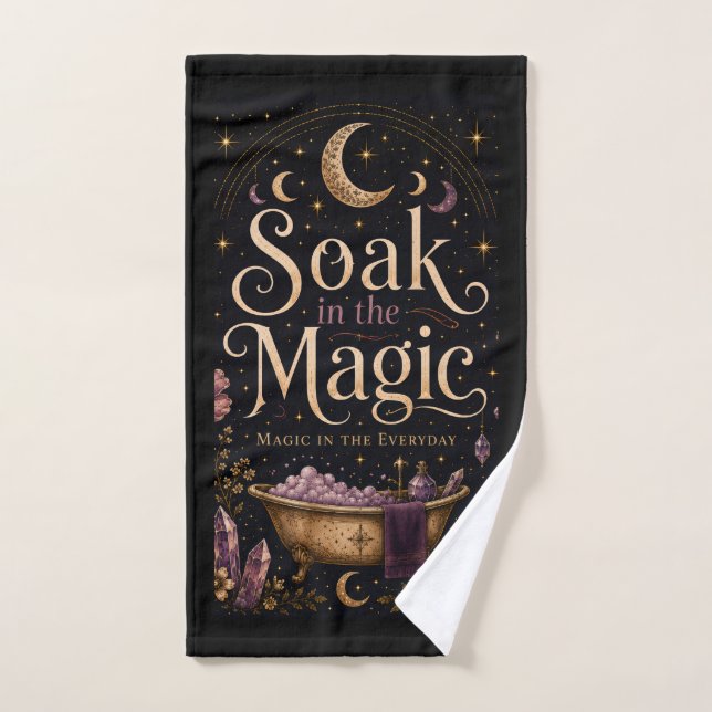 Sumérgete en la Magia  (Toalla de mano)