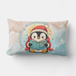Sumérgete en una buena historia Almohada de pingüi