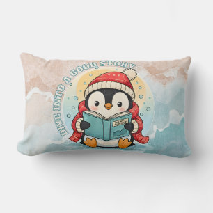 Sumérgete en una buena historia Almohada de pingüi